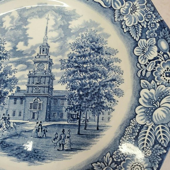 Liberty Blue Original Independence Hall Plate - Picture 10 of 11